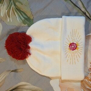 New without tags Jim Beam Kentucky Pom Pom Beanie Hat Promo item not in stores